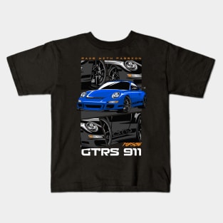 Porsche 911 GT3 RS Racing Car Kids T-Shirt